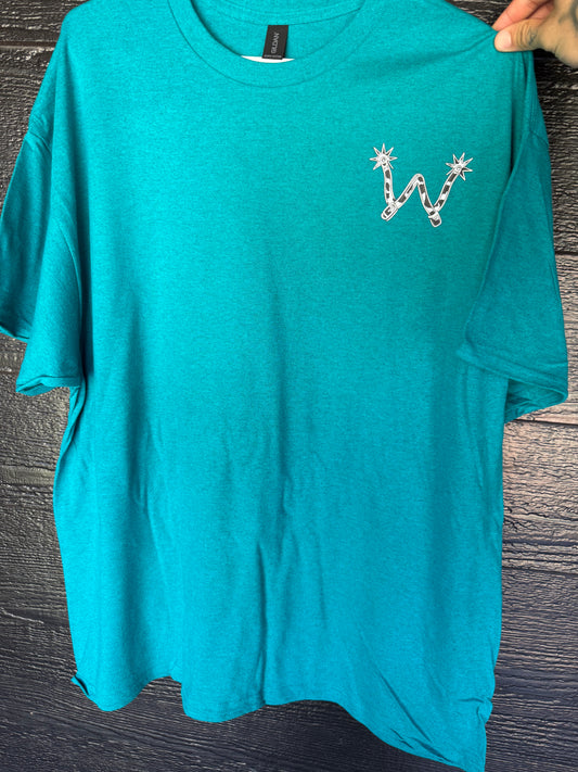 Jade Cow print Spur W T shirt