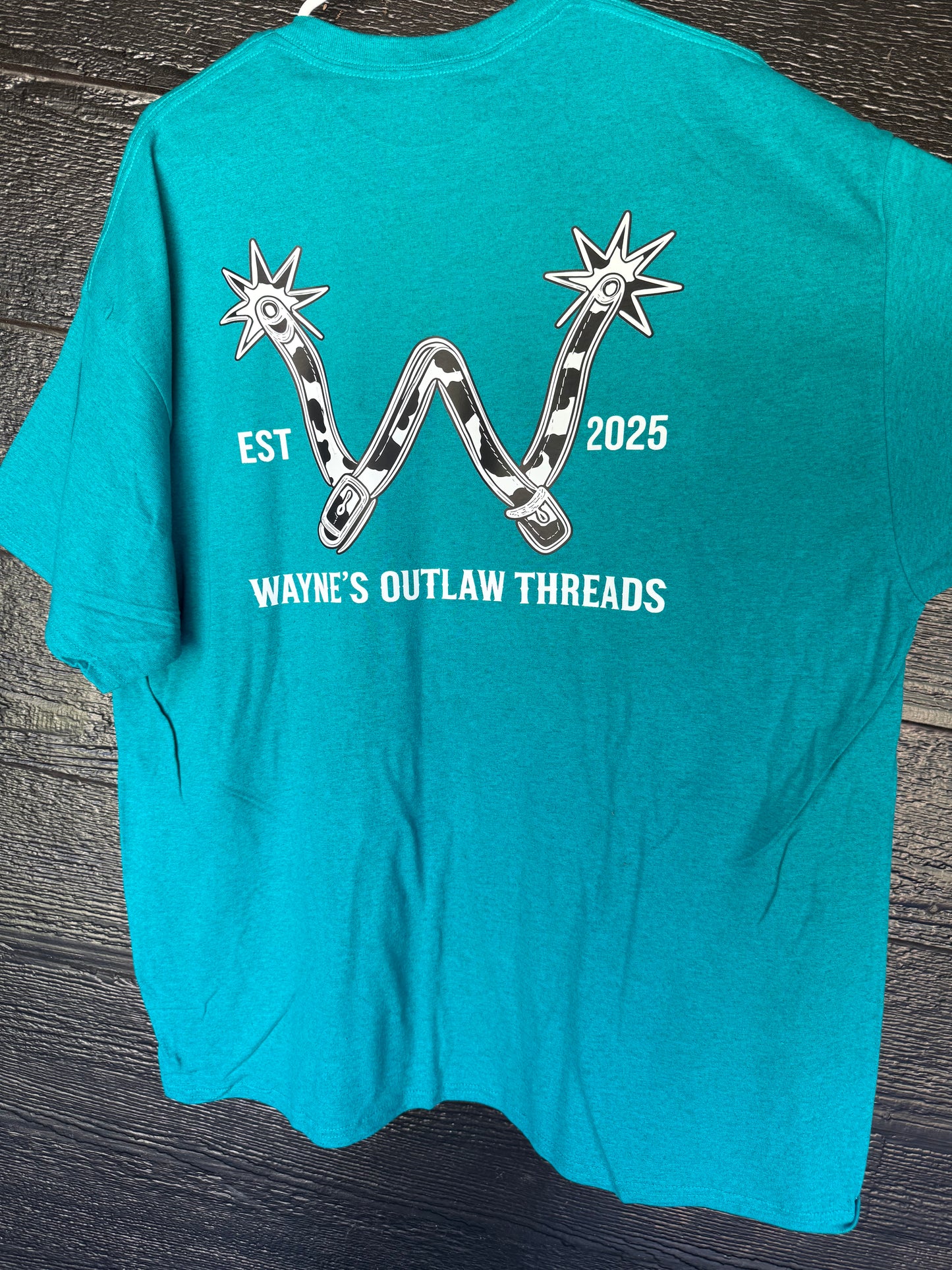 Jade Cow print Spur W T shirt